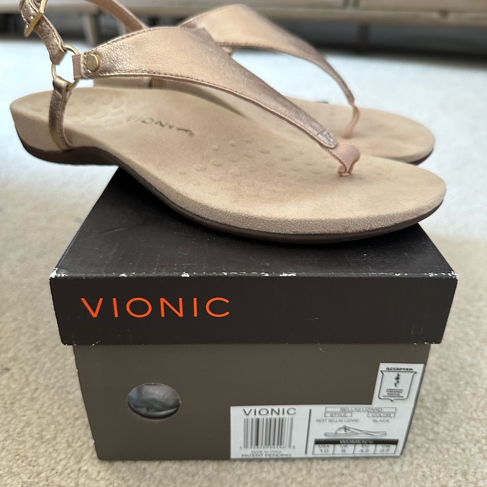 Vionic Women's Gold Sandals